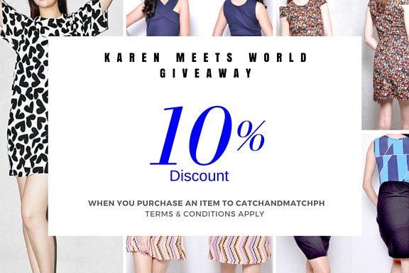 Karen Meets World Giveaway: Catch and Match PH Discount Voucher (Closed)