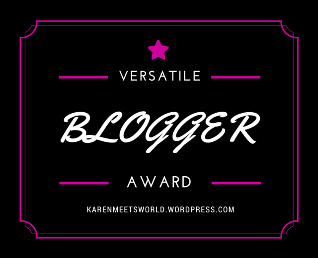 Versatile Blogger Award