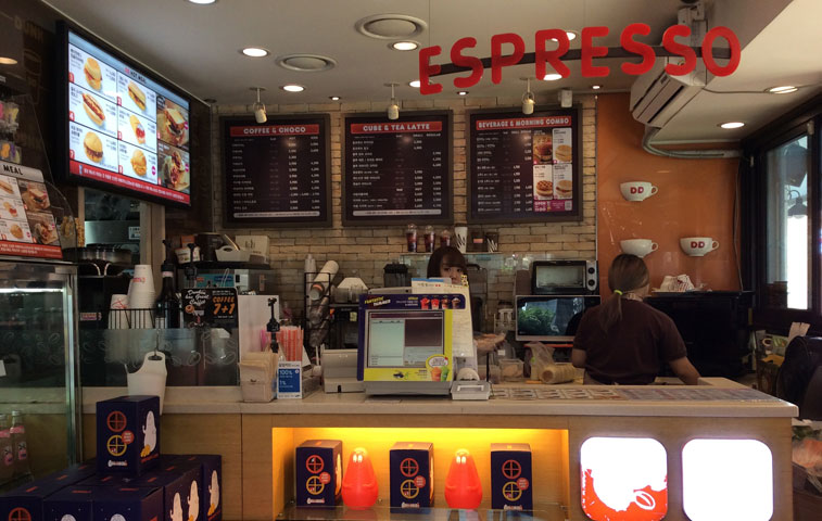 Dunkin-Donuts-Counter