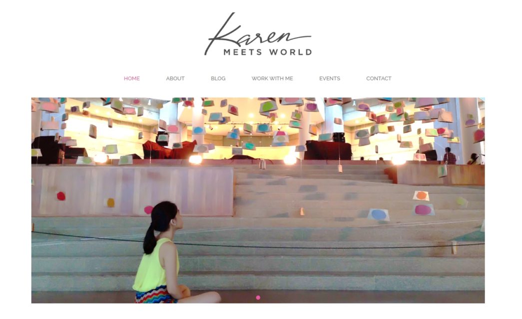 Welcome to KarenMeetsWorld.com!